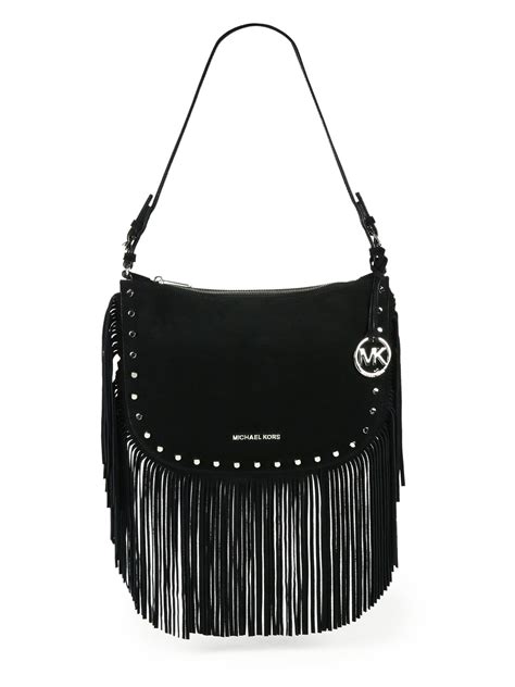 michael kors billy fringe crossbody|Michael Michael Kors Billy Fringe Crossbody Bag .